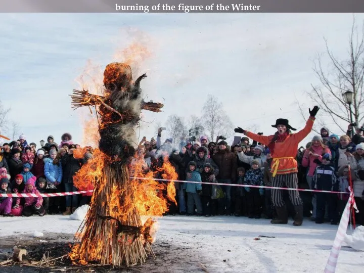 burning of the figure of the Winter