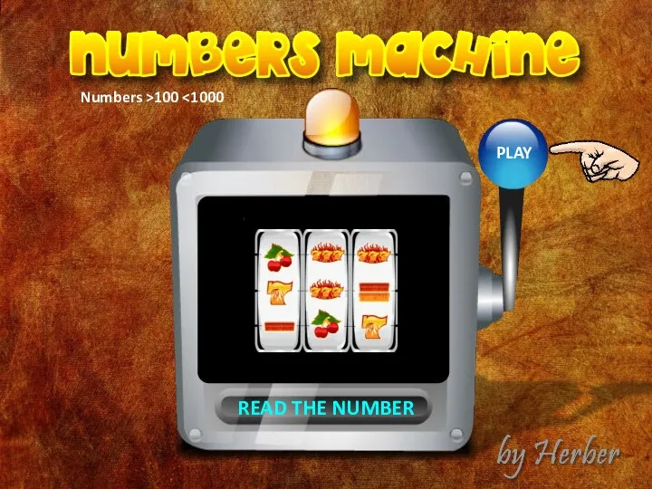 Numbers machine