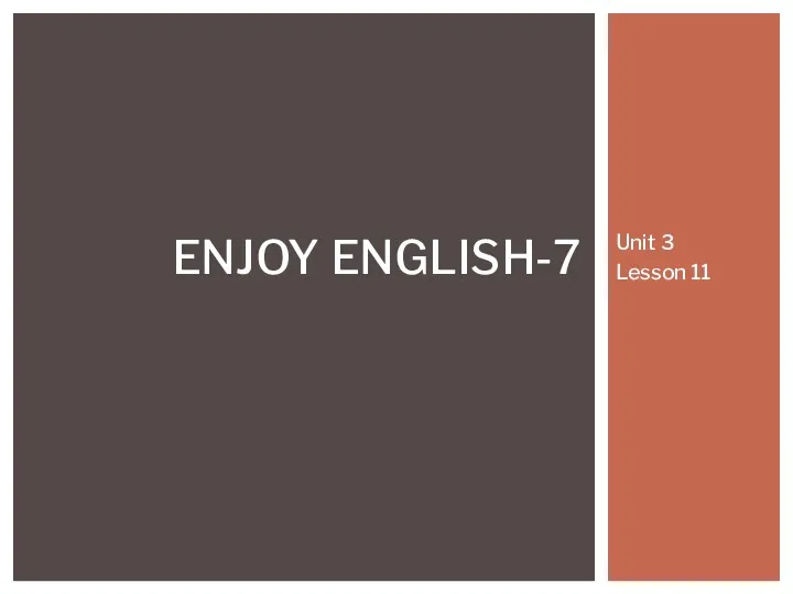 Enjoy English. Different types of school (Lesson 11)