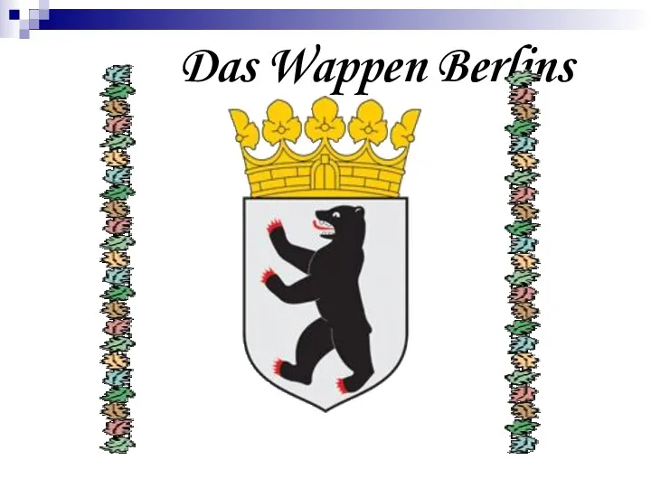 Das Wappen Berlins