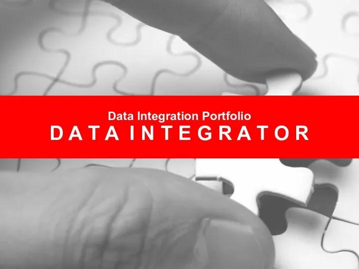 Data Integration Portfolio D A T A I N T E G R