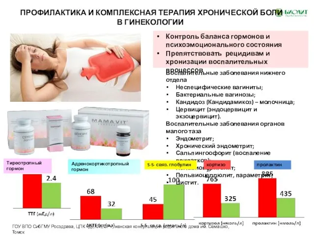 ГОУ ВПО СибГМУ Росздрава, ЦПК «ДЕКЛЕОР», женская консультация родильного дома