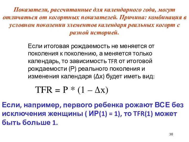 Показатели, рассчитанные для календарного года, могут отличаться от когортных показателей.