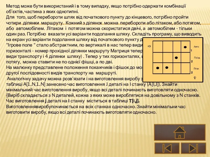 Метод може бути використаний і в тому випадку, якщо потрібно