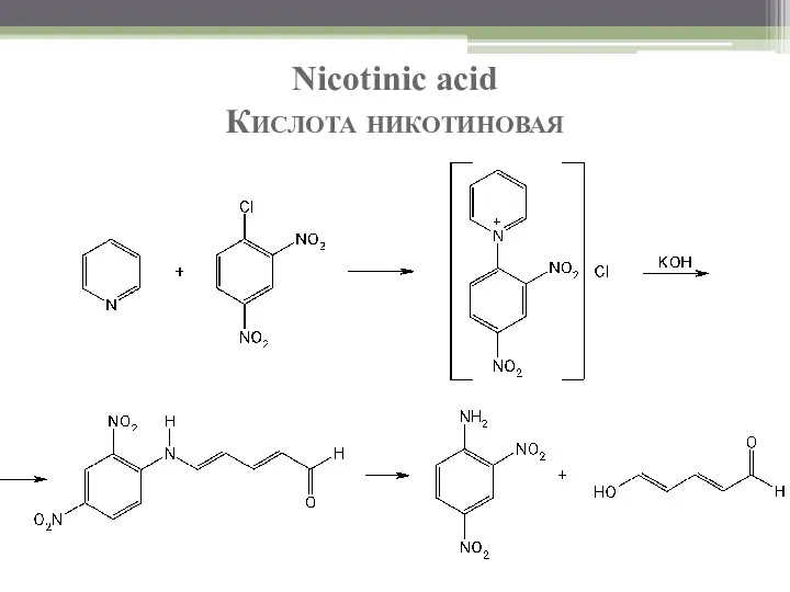 Nicotinic acid Кислота никотиновая