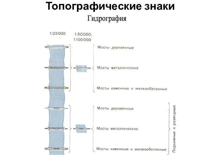 Топографические знаки