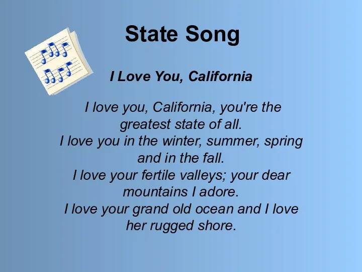 State Song