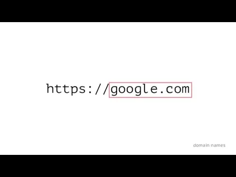 domain names https://google.com