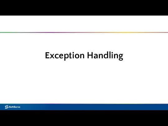 Exception Handling