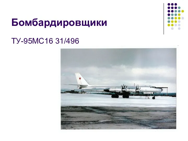 Бомбардировщики ТУ-95МС16 31/496