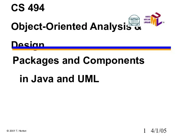 CS 494 Object-Oriented Analysis &amp; Design