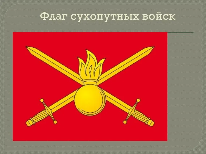 Флаг сухопутных войск