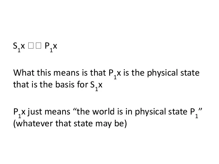 S1x ?? P1x What this means is that P1x is