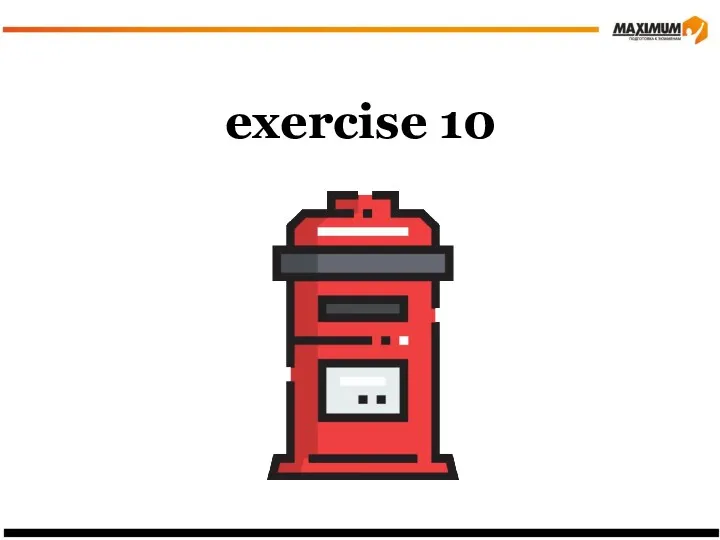 exercise 10
