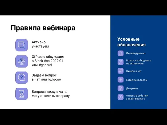 Правила вебинара Активно участвуем Задаем вопрос в чат или голосом