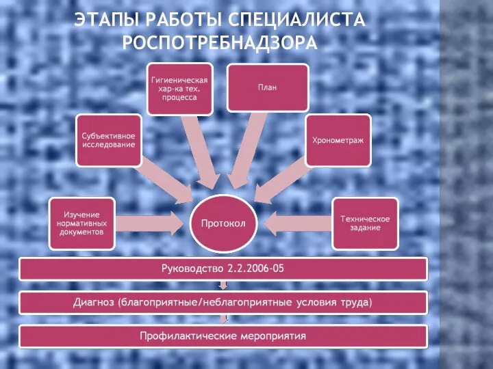 ЭТАПЫ РАБОТЫ СПЕЦИАЛИСТА РОСПОТРЕБНАДЗОРА