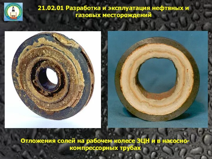 21.02.01 Разработка и эксплуатация нефтяных и газовых месторождений Отложения солей на рабочем колесе