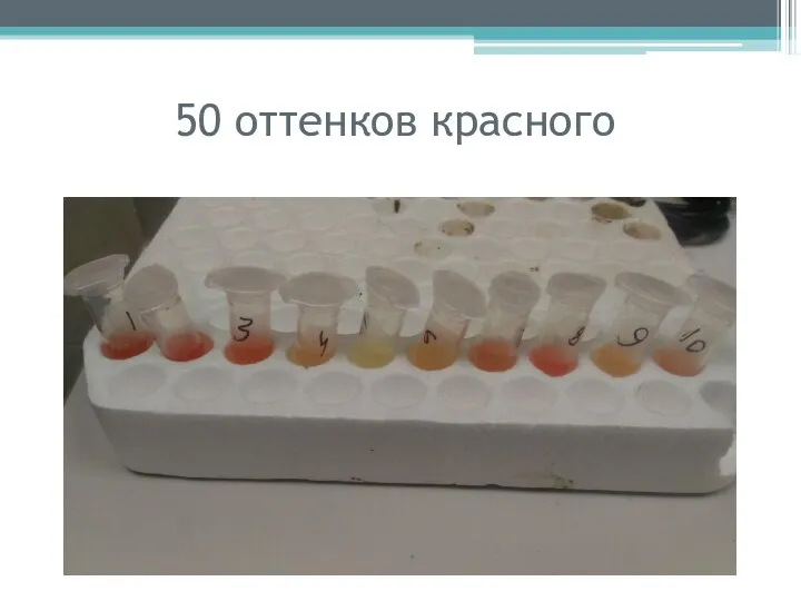 50 оттенков красного