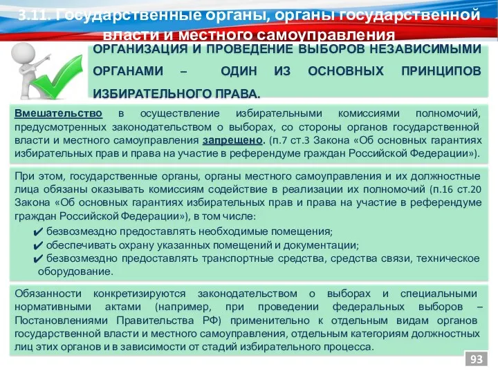 3.11. Государственные органы, органы государственной власти и местного самоуправления ОРГАНИЗАЦИЯ