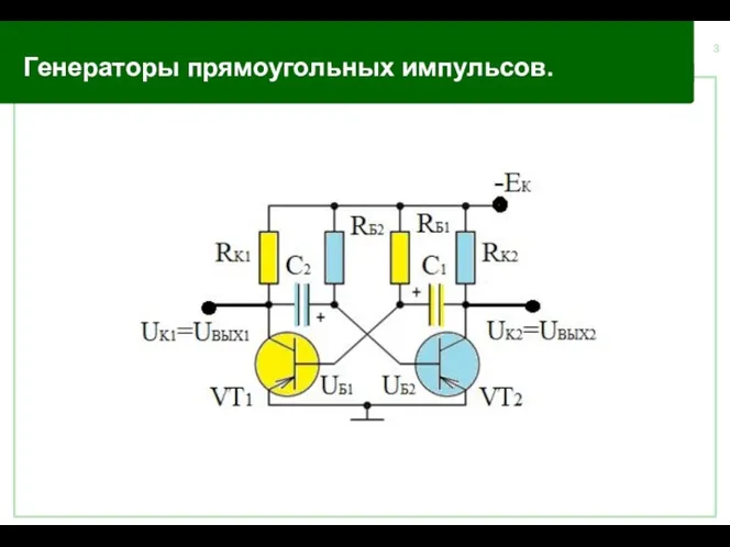 Генераторы прямоугольных импульсов.