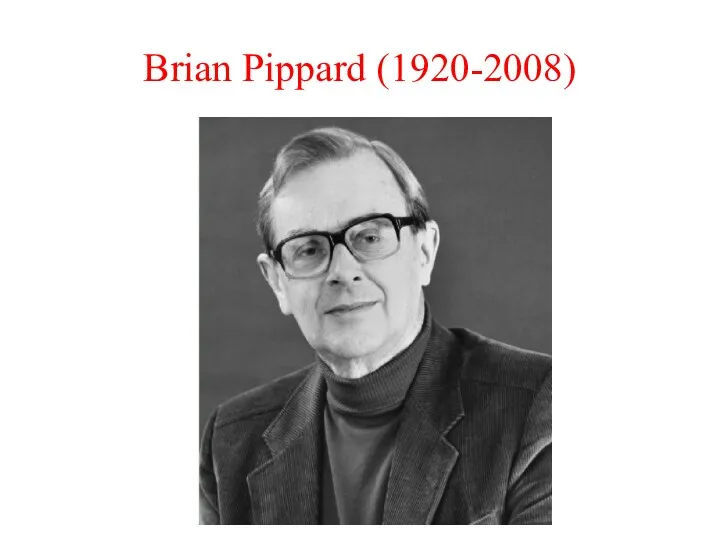 Brian Pippard (1920-2008)