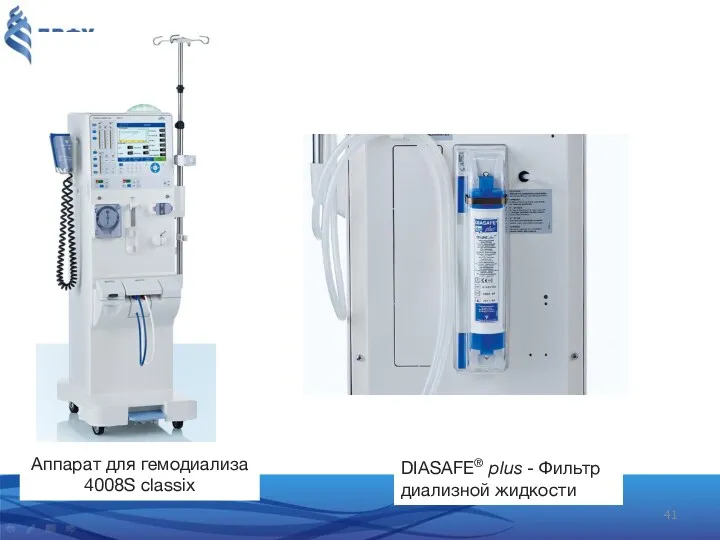 Аппарат для гемодиализа 4008S classix DIASAFE® plus - Фильтр диализной жидкости