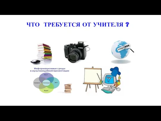 ЧТО ТРЕБУЕТСЯ ОТ УЧИТЕЛЯ ?