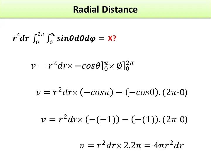 Radial Distance