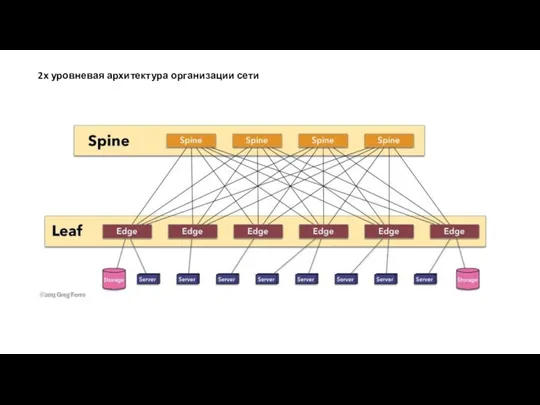 2х уровневая архитектура организации сети