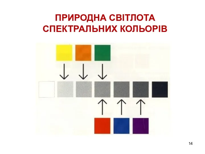 ПРИРОДНА СВІТЛОТА СПЕКТРАЛЬНИХ КОЛЬОРІВ