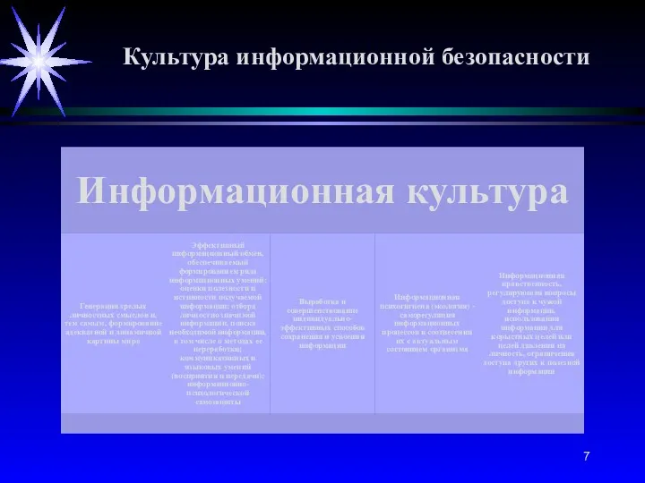 Культура информационной безопасности