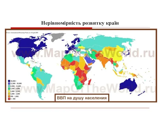 Нерівномірність розвитку країн