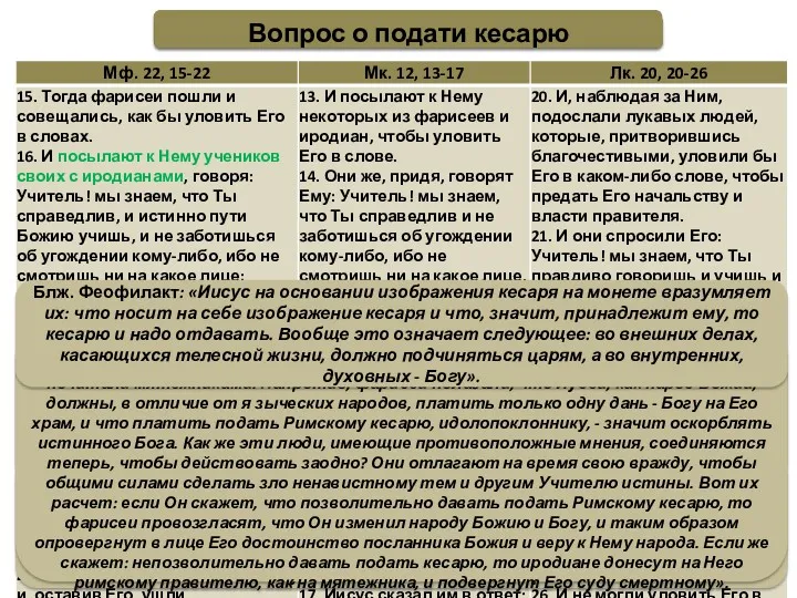 Свт. Иоанн Златоуст: «И смотри, с какою лестью они приступают