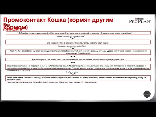 Корм Pro Plan разработан с учетом всех индивидуальных потребностей, чтобы