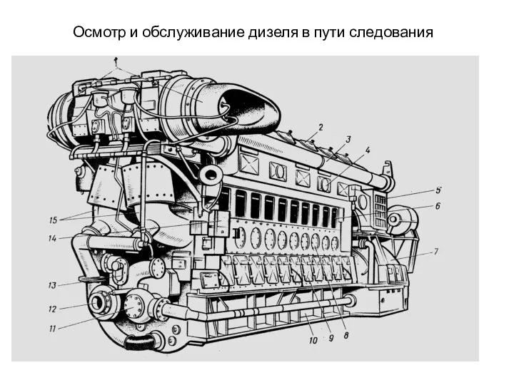 Осмотр и обслуживание дизеля в пути следования