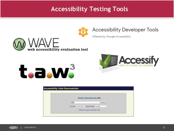 Accessibility Testing Tools