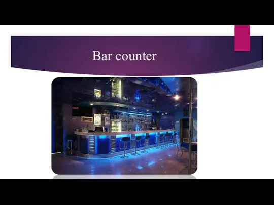 Bar counter