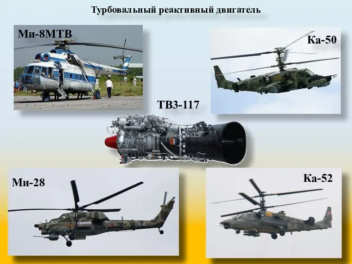 ТВ3-117 Ка-52 Ми-28 Турбовальный реактивный двигатель