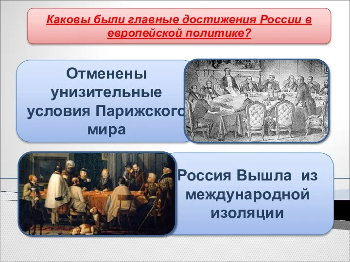 Каковы были главные достижения России в европейской политике?