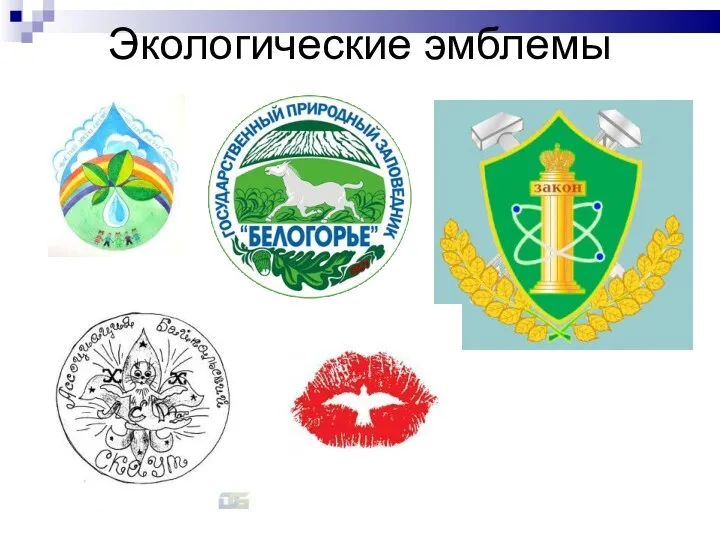 Экологические эмблемы Лучший логотип мира