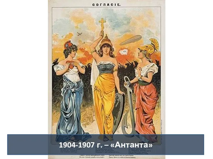 1904-1907 г. – «Антанта»