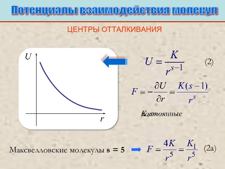 (2) Максвелловские молекулы s = 5 (2a)