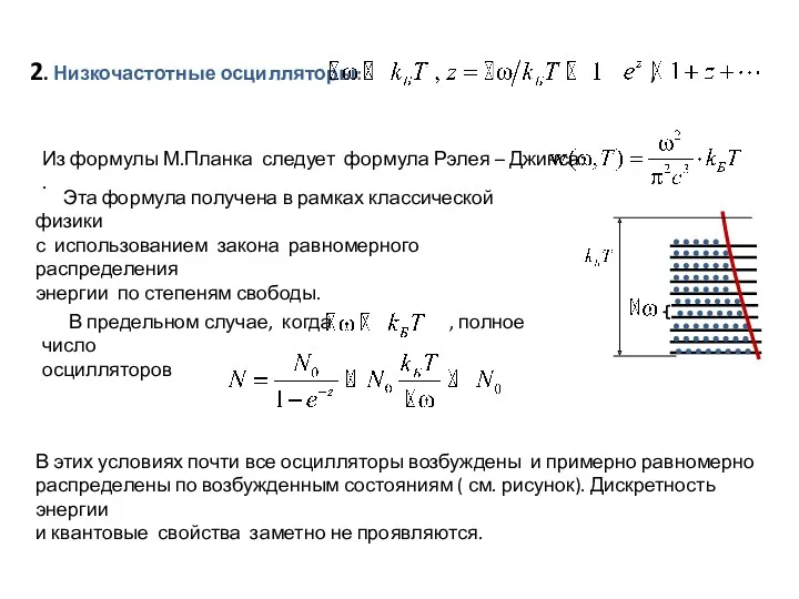 В этих условиях почти все осцилляторы возбуждены и примерно равномерно