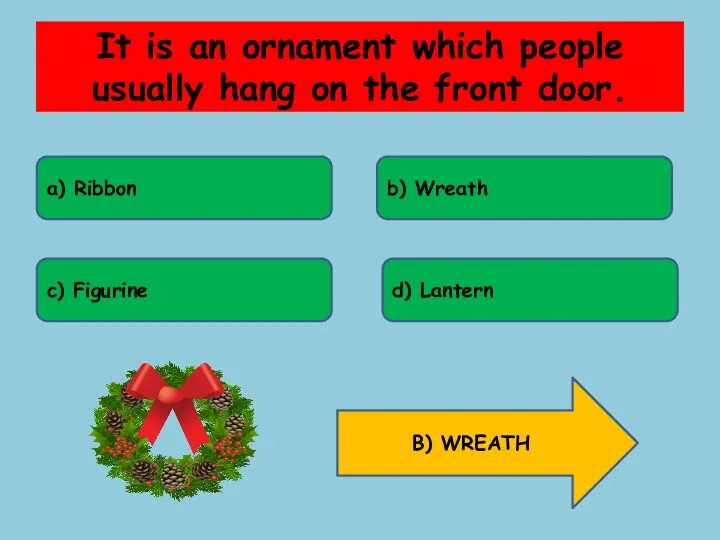 It is an ornament which people usually hang on the