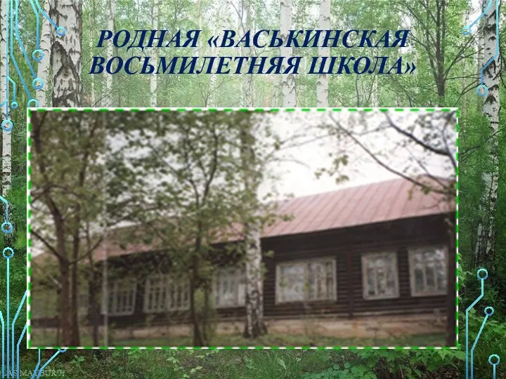 РОДНАЯ «ВАСЬКИНСКАЯ ВОСЬМИЛЕТНЯЯ ШКОЛА»