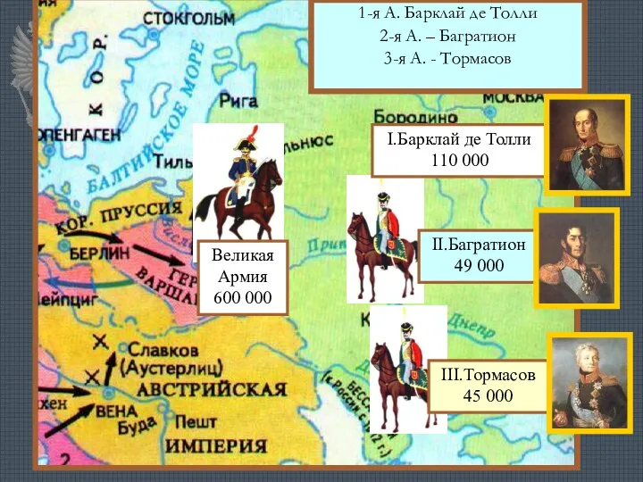 Наполеон рассчитывал в при-граничном сражении разбить противника и продиктовать условия