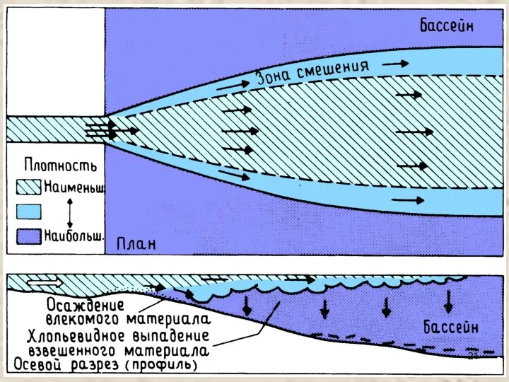 Процессы, происходящие в устье реки Наиболее важным из них является