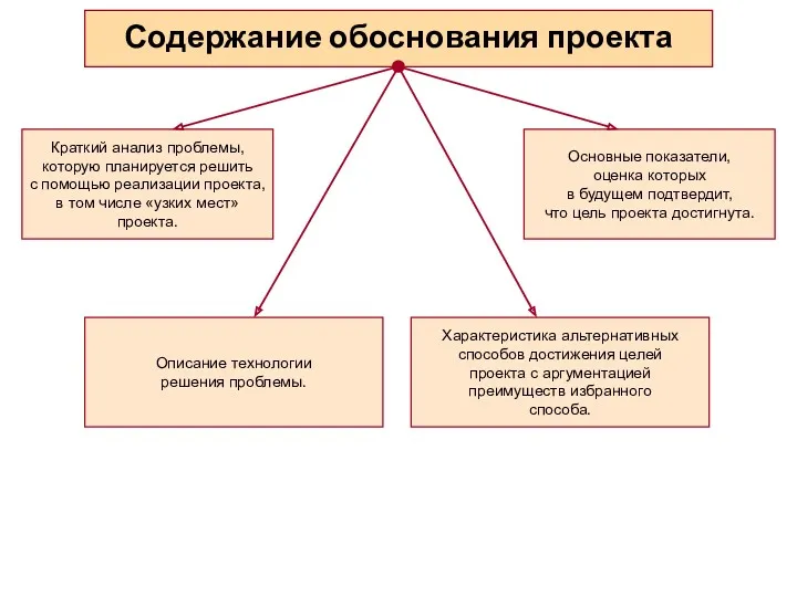 Содержание обоснования проекта Краткий анализ проблемы, которую планируется решить с