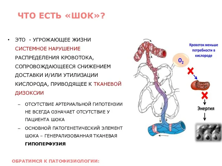 ЭТО - УГРОЖАЮЩЕЕ ЖИЗНИ СИСТЕМНОЕ НАРУШЕНИЕ РАСПРЕДЕЛЕНИЯ КРОВОТОКА, СОПРОВОЖДАЮЩЕЕСЯ СНИЖЕНИЕМ