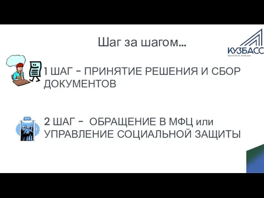 1 ШАГ - ПРИНЯТИЕ РЕШЕНИЯ И СБОР ДОКУМЕНТОВ 2 ШАГ